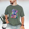 Dragon Book Fantasy Reading Men's Comfort Colors T-Shirt Moss Dragon Book Fantasy Reading Men's Comfort Colors T-Shirt Moss
