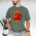Easily Distracted By Dragons And Books Reading Men's Comfort Colors T-Shirt Moss Easily Distracted By Dragons And Books Reading Men's Comfort Colors T-Shirt Moss