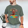 Education Is Freedom Afro Books Men's Comfort Colors T-Shirt Moss