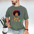 Education Is Freedom History Girl Women Book Lover Men's Comfort Colors T-Shirt Moss