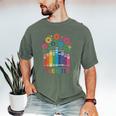 Equality Love Peace Compassion Books Protest Women Girls Kid Men's Comfort Colors T-Shirt Moss