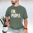 EW People Introvert Sarcastic Graphic Style Men's Comfort Colors T-Shirt Moss EW People Introvert Sarcastic Graphic Style Men's Comfort Colors T-Shirt Moss