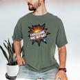 Explosions Are My Art Comic Book Boom Men's Comfort Colors T-Shirt Moss Explosions Are My Art Comic Book Boom Men's Comfort Colors T-Shirt Moss