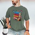 Fantasy Drama Tragedy Books Subtle Reader Librarian Flower Men's Comfort Colors T-Shirt Moss Fantasy Drama Tragedy Books Subtle Reader Librarian Flower Men's Comfort Colors T-Shirt Moss