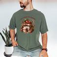 Fully Booked For Christmas Cozy Holiday Books Winter Reading Men's Comfort Colors T-Shirt Moss Fully Booked For Christmas Cozy Holiday Books Winter Reading Men's Comfort Colors T-Shirt Moss