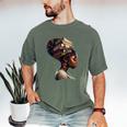 Girl Crown Of Books African Teacher Black History BHM Men's Comfort Colors T-Shirt Moss Girl Crown Of Books African Teacher Black History BHM Men's Comfort Colors T-Shirt Moss