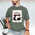 Grumpy Frog Books Music Kawaii Ink Japanese Men's Comfort Colors T-Shirt Moss Grumpy Frog Books Music Kawaii Ink Japanese Men's Comfort Colors T-Shirt Moss