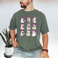 Halloween Pink Ghost Read More Books Spooky Boo Teacher Kids Men's Comfort Colors T-Shirt Moss
