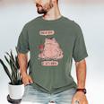 Hang In There It Gets Worse Introverts Anti Valentines Day Men's Comfort Colors T-Shirt Moss Hang In There It Gets Worse Introverts Anti Valentines Day Men's Comfort Colors T-Shirt Moss