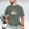 I Should Infinitely Prefer A Book Jane Austen Fan Woman Girl Men's Comfort Colors T-Shirt Moss