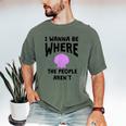 Introverted Sarcastic Humor Antisocial Introvert Men's Comfort Colors T-Shirt Moss Introverted Sarcastic Humor Antisocial Introvert Men's Comfort Colors T-Shirt Moss