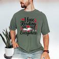 Its A Good Day To Read Book Across America Kids Men's Comfort Colors T-Shirt Moss