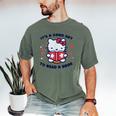 It's a Good Day To Read a Book Cute Cat Book Day Girls Boys Men's Comfort Colors T-Shirt Moss It's a Good Day To Read a Book Cute Cat Book Day Girls Boys Men's Comfort Colors T-Shirt Moss