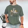 It's A Good Day To Read A Book Frog Toad Men's Comfort Colors T-Shirt Moss