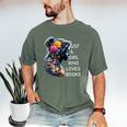 Just a Girl Who Loves Books Men's Comfort Colors T-Shirt Moss