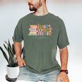 Just One More Chapter Book Lovers Reading Teacher Men's Comfort Colors T-Shirt Moss Just One More Chapter Book Lovers Reading Teacher Men's Comfort Colors T-Shirt Moss
