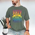 JUST ONE MORE CHAPTER Fun Reading Book Lover Men's Comfort Colors T-Shirt Moss JUST ONE MORE CHAPTER Fun Reading Book Lover Men's Comfort Colors T-Shirt Moss