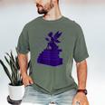 Kawaii Fairy Bookish Book Lover Library Read Men's Comfort Colors T-Shirt Moss