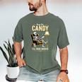 Keep The Candy I'Ll Take Books Halloween Men's Comfort Colors T-Shirt Moss
