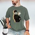 Kids Bruce Lee Photo From Fighting Method Book Kids Men's Comfort Colors T-Shirt Moss