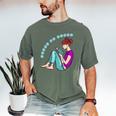 Leave Me Alone I'm Reading a Book For Bookworms Premium Tri-Blend Men's Comfort Colors T-Shirt Moss