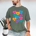 Librarian Shirt Valentines Book Worm Reading Tshirt Premium Tri-Blend Men's Comfort Colors T-Shirt Moss
