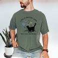 Life Is Better With Yarn Cats And Books Men's Comfort Colors T-Shirt Moss Life Is Better With Yarn Cats And Books Men's Comfort Colors T-Shirt Moss