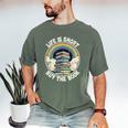 Life Is Short Buy The Book Reading Book Men's Comfort Colors T-Shirt Moss