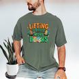 Lifting To Hold More Books Weightlifting Workout Gym Lover Men's Comfort Colors T-Shirt Moss Lifting To Hold More Books Weightlifting Workout Gym Lover Men's Comfort Colors T-Shirt Moss