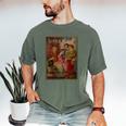 Little Women Book Cover Men's Comfort Colors T-Shirt Moss