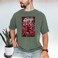 Marvel Spider-Man Eddie Brock Carnage Comic Book Cover Men's Comfort Colors T-Shirt Moss Marvel Spider-Man Eddie Brock Carnage Comic Book Cover Men's Comfort Colors T-Shirt Moss