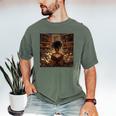 Melanin Afro Women Educated Reading Book History Men's Comfort Colors T-Shirt Moss