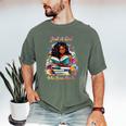 Melanin Book Month Honoring Past Inspiring Pride Men's Comfort Colors T-Shirt Moss Melanin Book Month Honoring Past Inspiring Pride Men's Comfort Colors T-Shirt Moss