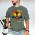 Melanin Honoring Past Inspiring Pride Book Month Men's Comfort Colors T-Shirt Moss