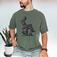 Men Pixel Art Geometric Book Human Drawing Graphic Men Men's Comfort Colors T-Shirt Moss