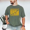Midnight Reading Club Night Owl Book Readers Men's Comfort Colors T-Shirt Moss