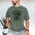 Midnight Salem Book Club Witchy Reads Men's Comfort Colors T-Shirt Moss