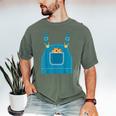 Mouse Halloween Costume Book Cookie Teacher Student Men's Comfort Colors T-Shirt Moss