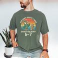 How Many Nights a Week Should You Read 67 Book Reading Meme Men's Comfort Colors T-Shirt Moss