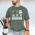 Nothing Beats Reading Bookworm Librarian Book Nerd Men's Comfort Colors T-Shirt Moss Nothing Beats Reading Bookworm Librarian Book Nerd Men's Comfort Colors T-Shirt Moss