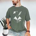 Novelty Universe Books Galaxy Adventure Drawing Women Men Men's Comfort Colors T-Shirt Moss