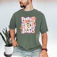 Preppy Coquette Bow Ghost Reading Books Halloween Book Men's Comfort Colors T-Shirt Moss Preppy Coquette Bow Ghost Reading Books Halloween Book Men's Comfort Colors T-Shirt Moss