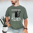 Read Banned Books Pet Cats Fight Evil Read Banned Books Men's Comfort Colors T-Shirt Moss