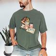 Read Books Drink Coffee For Women Men's Comfort Colors T-Shirt Moss Read Books Drink Coffee For Women Men's Comfort Colors T-Shirt Moss