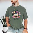 Read Books Be Kind Stay Weird Dragon Men's Comfort Colors T-Shirt Moss