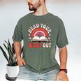 Read Your Heart Out Book Lovers Emotional Fall Vibes Men's Comfort Colors T-Shirt Moss Read Your Heart Out Book Lovers Emotional Fall Vibes Men's Comfort Colors T-Shirt Moss