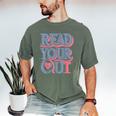 Read Your Heart Out Cute Teacher Reading Book Love Bookworm Men's Comfort Colors T-Shirt Moss Read Your Heart Out Cute Teacher Reading Book Love Bookworm Men's Comfort Colors T-Shirt Moss