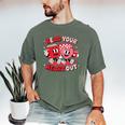 Read Your Heart Out Valentine's Day Retro Teacher Bookish Men's Comfort Colors T-Shirt Moss