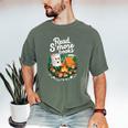 Read S'More Books Around Campfire National Book Week Men's Comfort Colors T-Shirt Moss