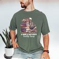 Reading A Book Per Day Keeps Reality Away Skeleton Books Men's Comfort Colors T-Shirt Moss Reading A Book Per Day Keeps Reality Away Skeleton Books Men's Comfort Colors T-Shirt Moss